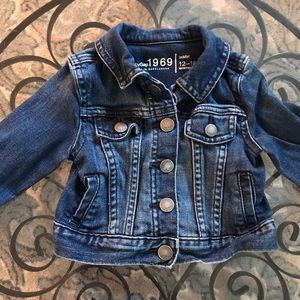 Baby Gap Girl Denim Jacket size 12-18 months